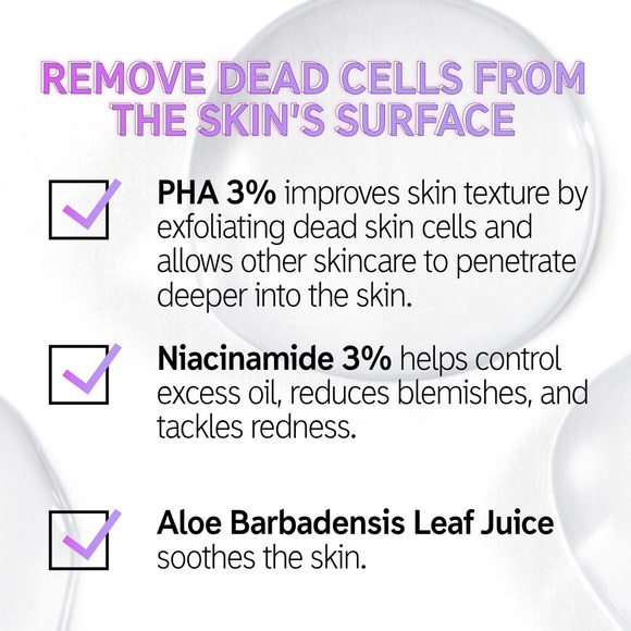 The Inky List Polyhydroxy Acid (PHA) Gentle Exfoliating Toner 3.4 oz — NEW - Picture 2 of 10